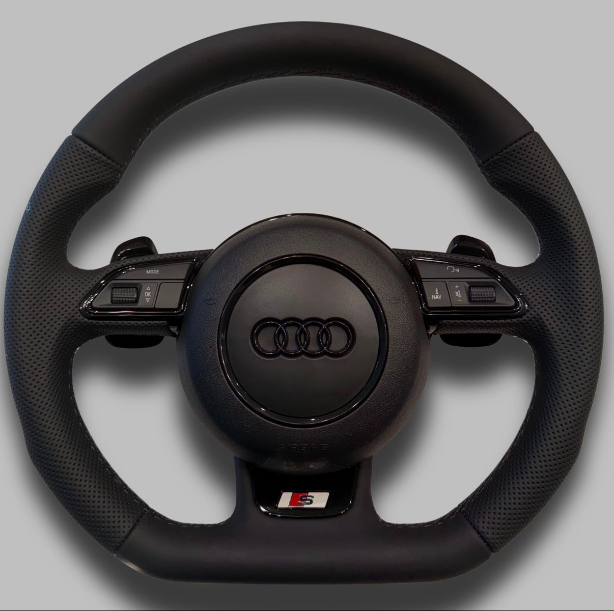 Leather Audi Steering Wheel b8/b8.5 A3 A4 A5 S4 S5